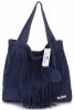GEANȚĂ DIN PIELE shopper bag Vittoria Gotti bleumarin V6048